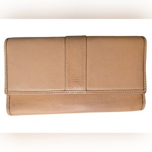 Coach Vintage Leatherware Trifold Long Wallet